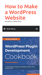 Mobile Screenshot of howtomakeawordpresswebsite.com